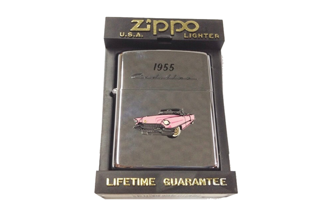 Zippo co son hinh car 1955 cadillac doi VI (1990) ntz360