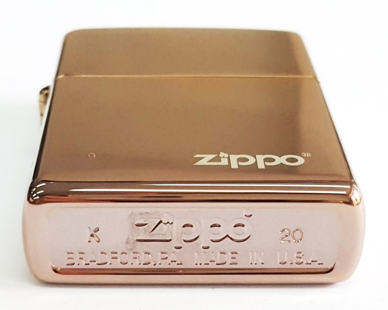 Zippo Rose Gold Logo Z781 3