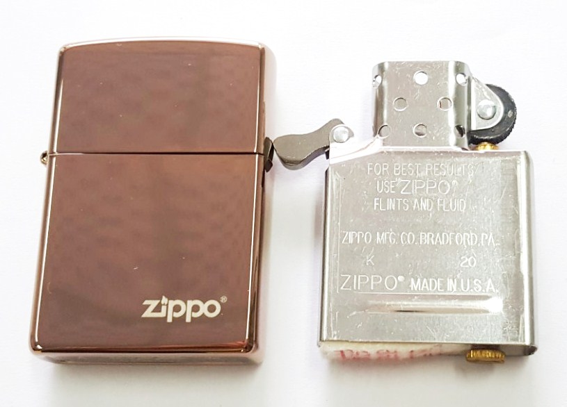 Zippo Rose Gold Logo Z781 4