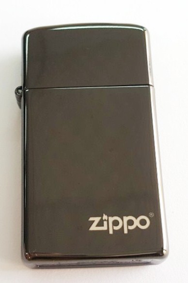 Zippo slim eboni logo Z786 1