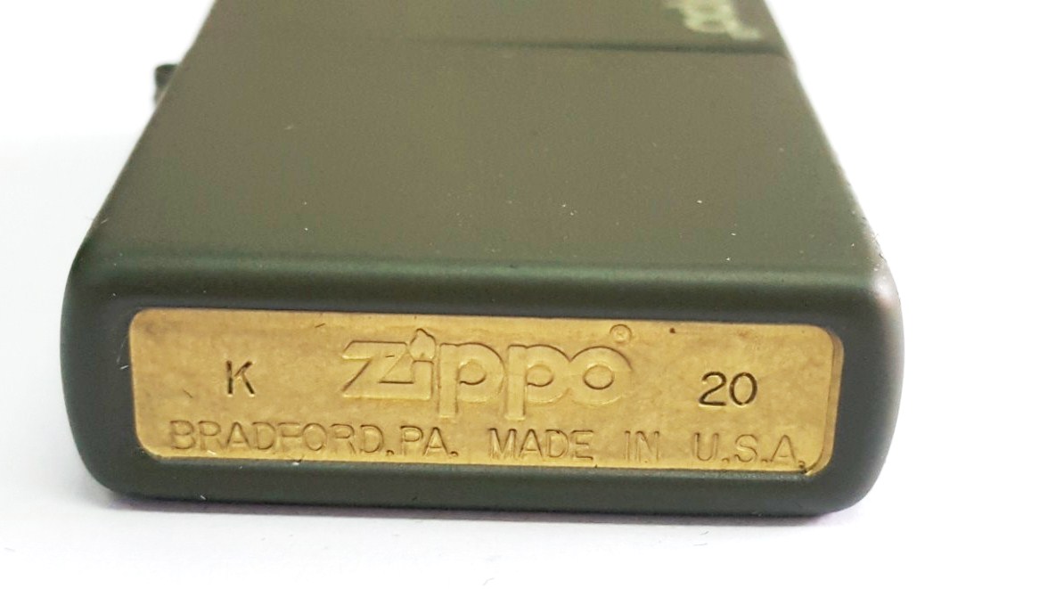 Zippo son tinh dien xanh linh logo Z792 3